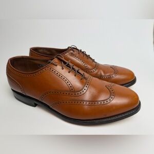 Allen Edmonds Marlow Oxford Shoes Brown Leather Wingtip Men's Size 7D 38954